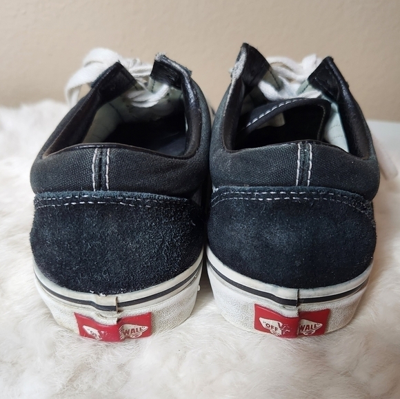 Vans Old Skool Black Low Top Sneakers-Womens 8/Mens 6.5 - Picture 5 of 10